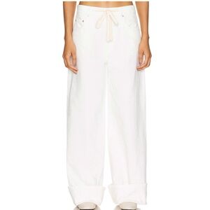 GRLFRND x Maggie MacDonald Lucia Drawstring Baggy Wide Leg Jeans in Arroyo 26